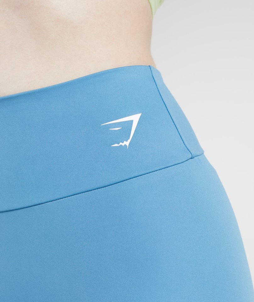 Women's Gymshark Training Leggings Blue | CA A7381N